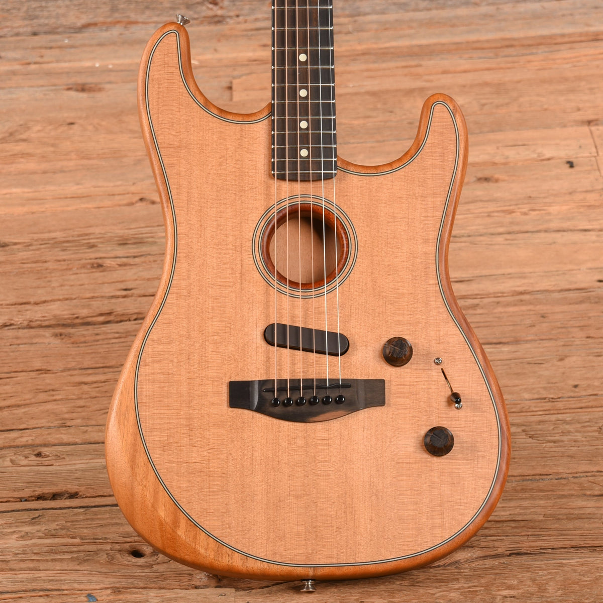 Fender American Acoustasonic Stratocaster Natural 2021