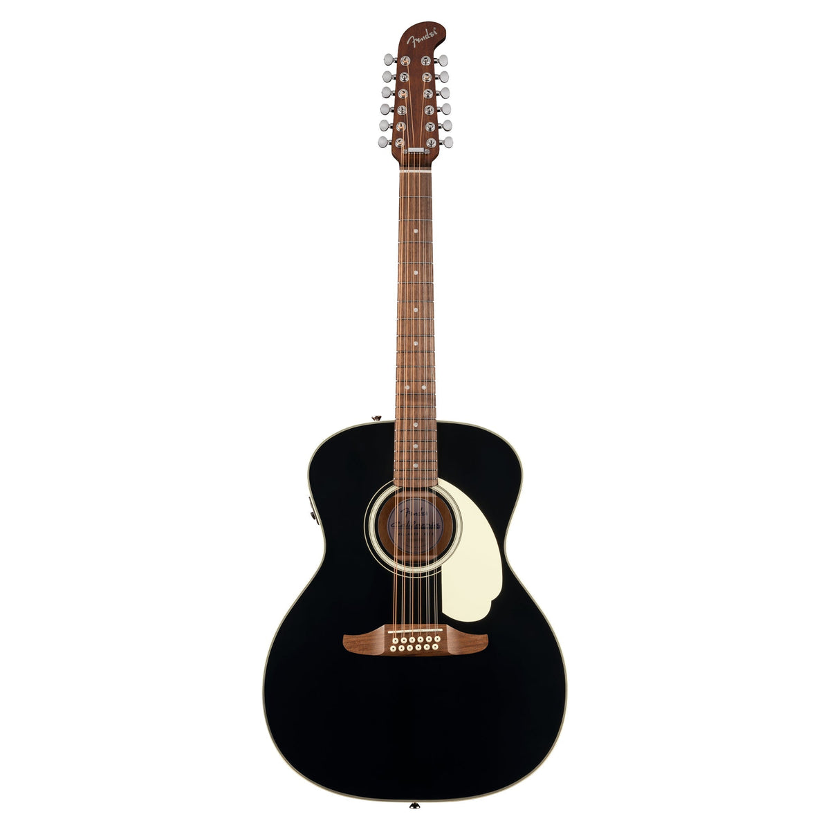 Fender California Deluxe Villager E 12-String Black