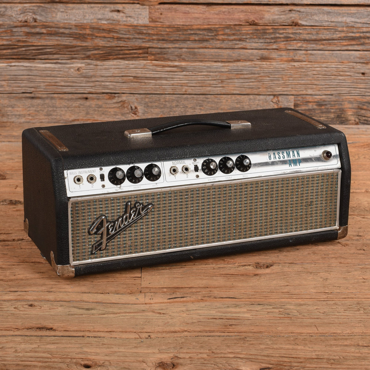 Fender Bassman "Drip Edge" 2-Channel 50-Watt Guitar Amp Head  1969