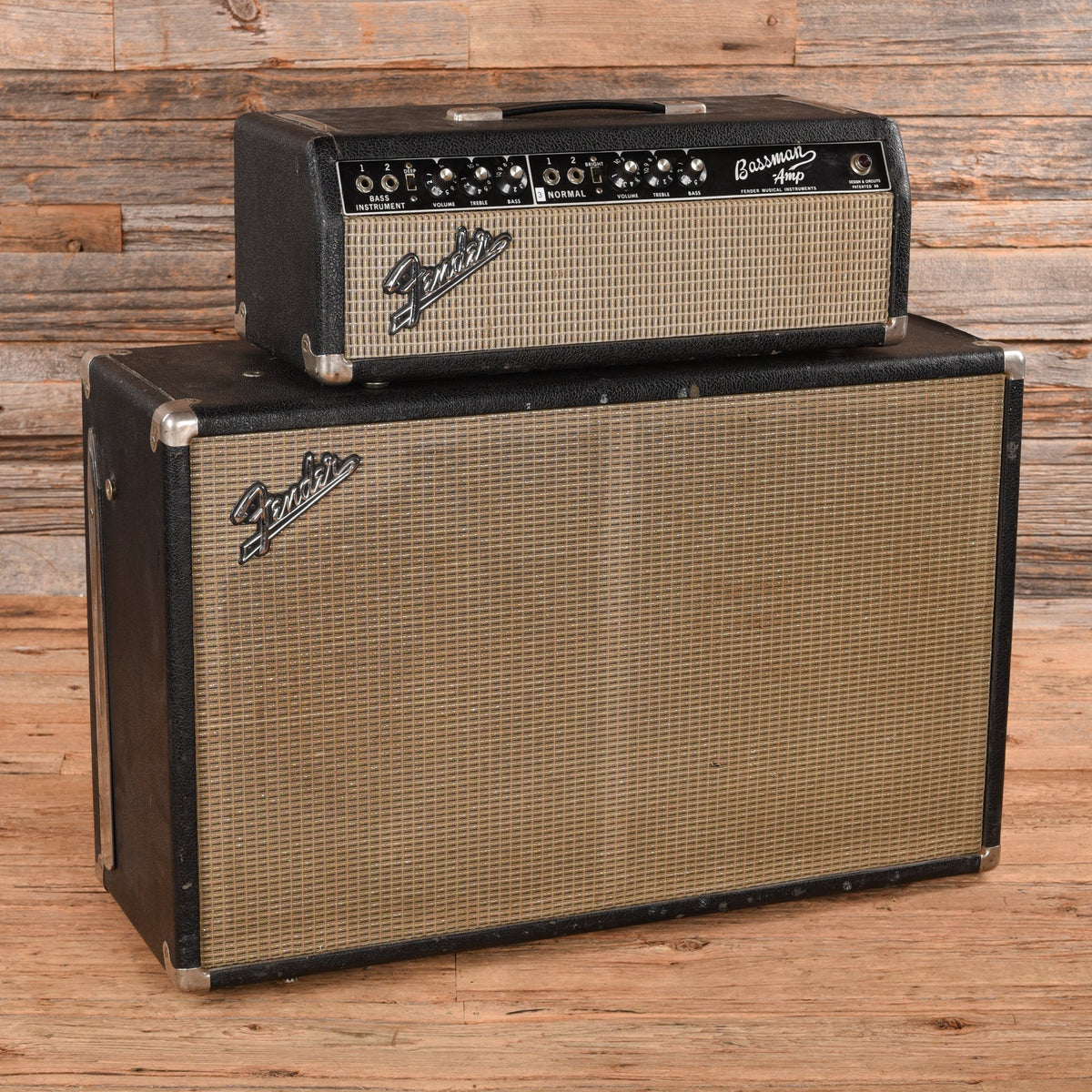 Fender Bassman Head and Cab  1965