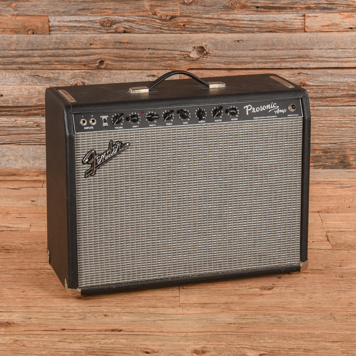 Fender Prosonic Amp 2-Channel 60-Watt 2x10" Guitar Combo Black 1995