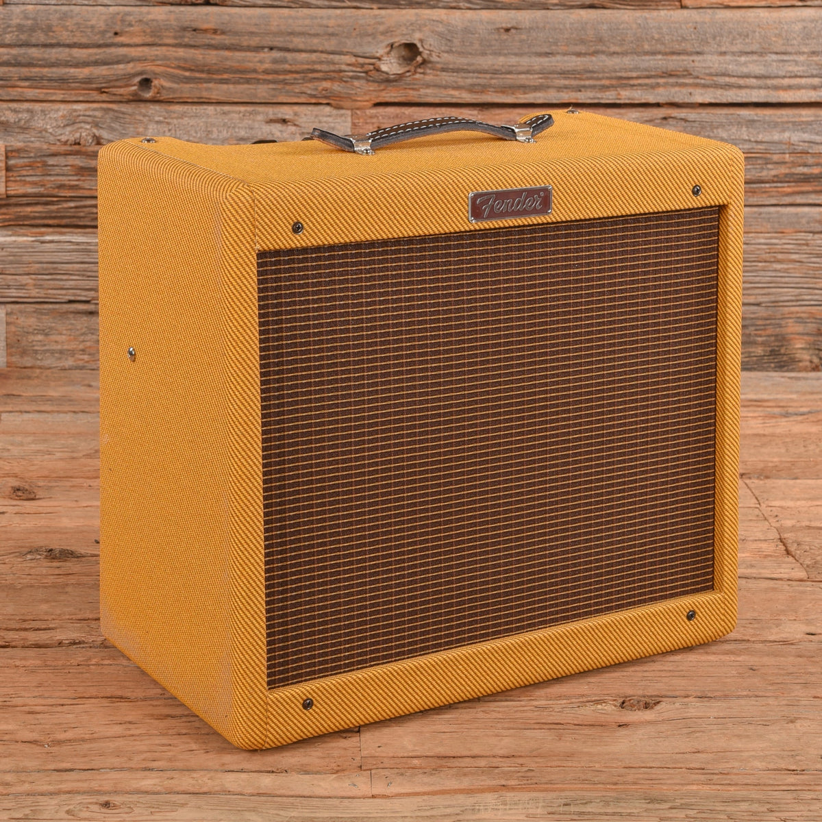 Fender Blues Junior Lacquered Tweed 15-Watt 1x12" Guitar Combo Amp