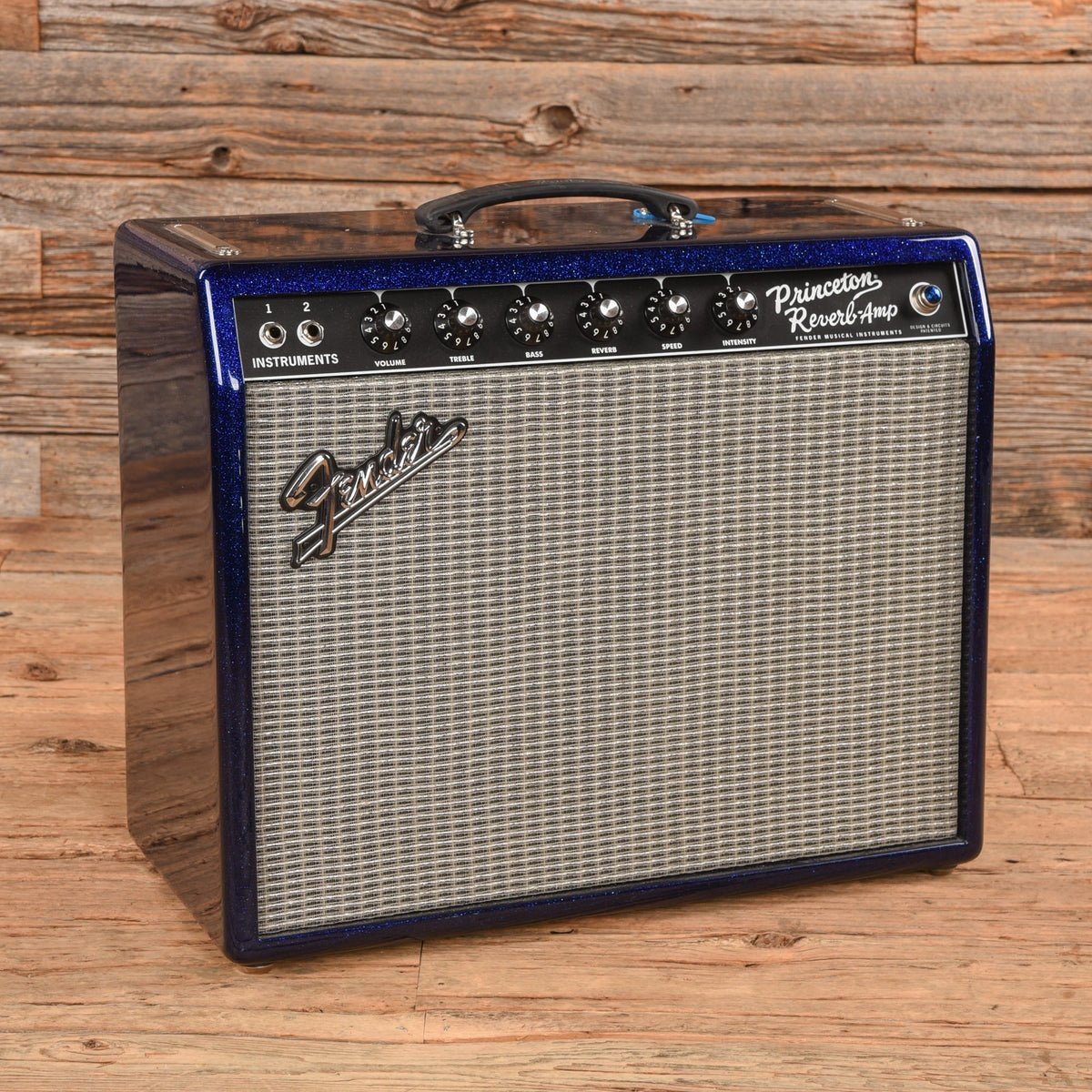 Fender FSR '65 Princeton Reverb Reissue 12-Watt 1x10" Guitar Combo Blue Sparkle