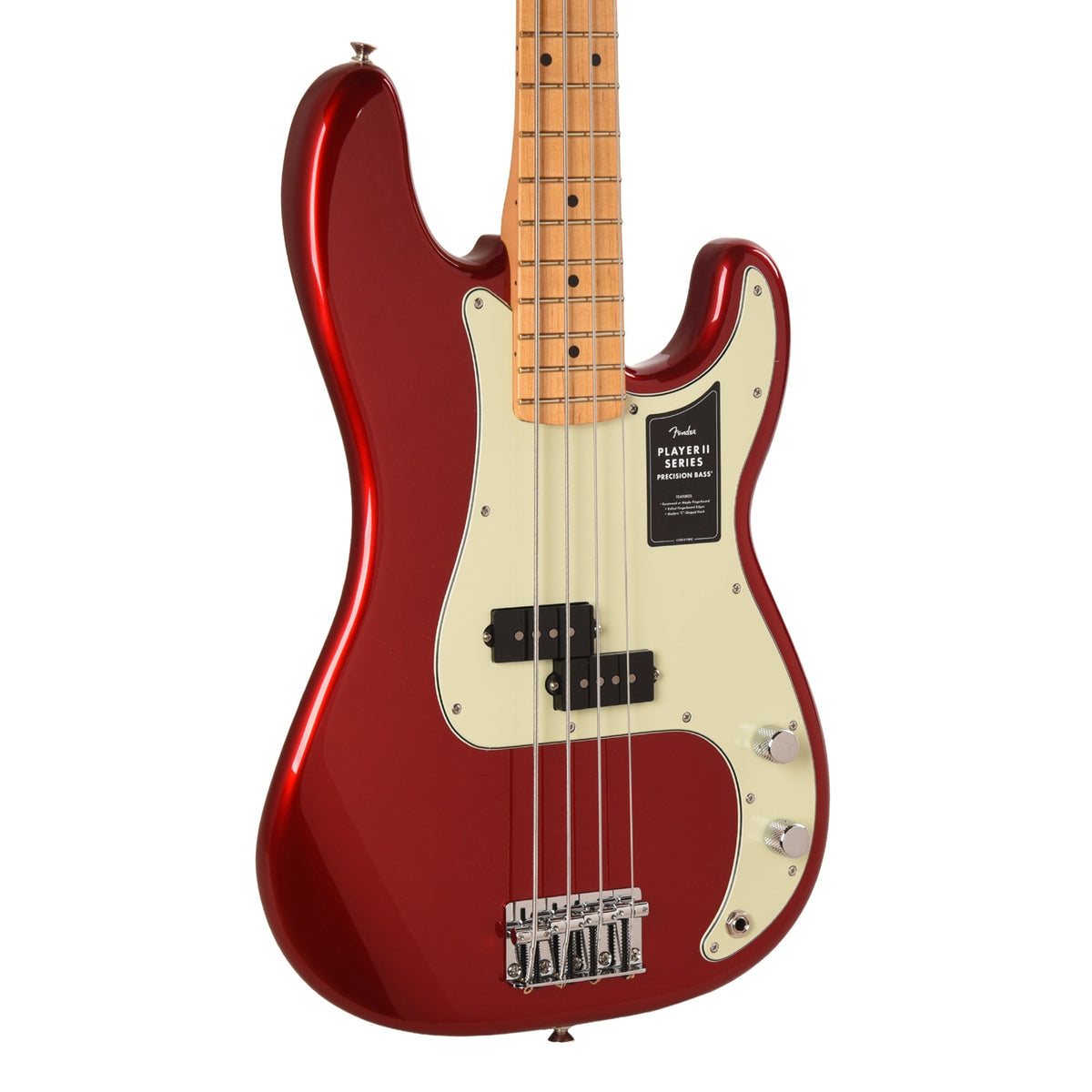 Fender 75th Anniversary Player II Precision Bass Candy Apple Red