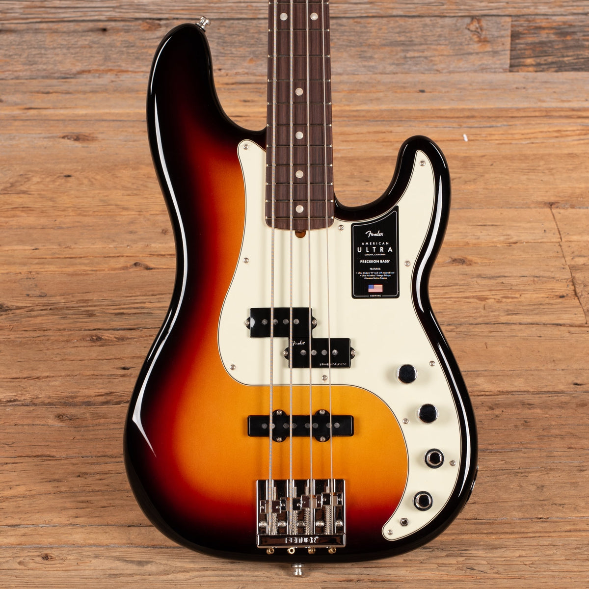 Fender American Ultra Precision Bass Sunburst 2023