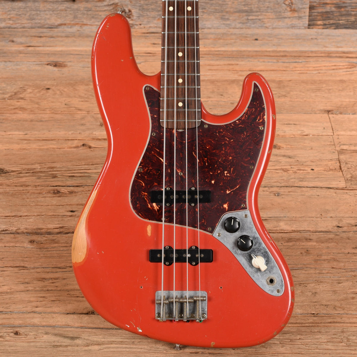Fender Road Worn '60s Jazz Bass Fiesta Red 2009