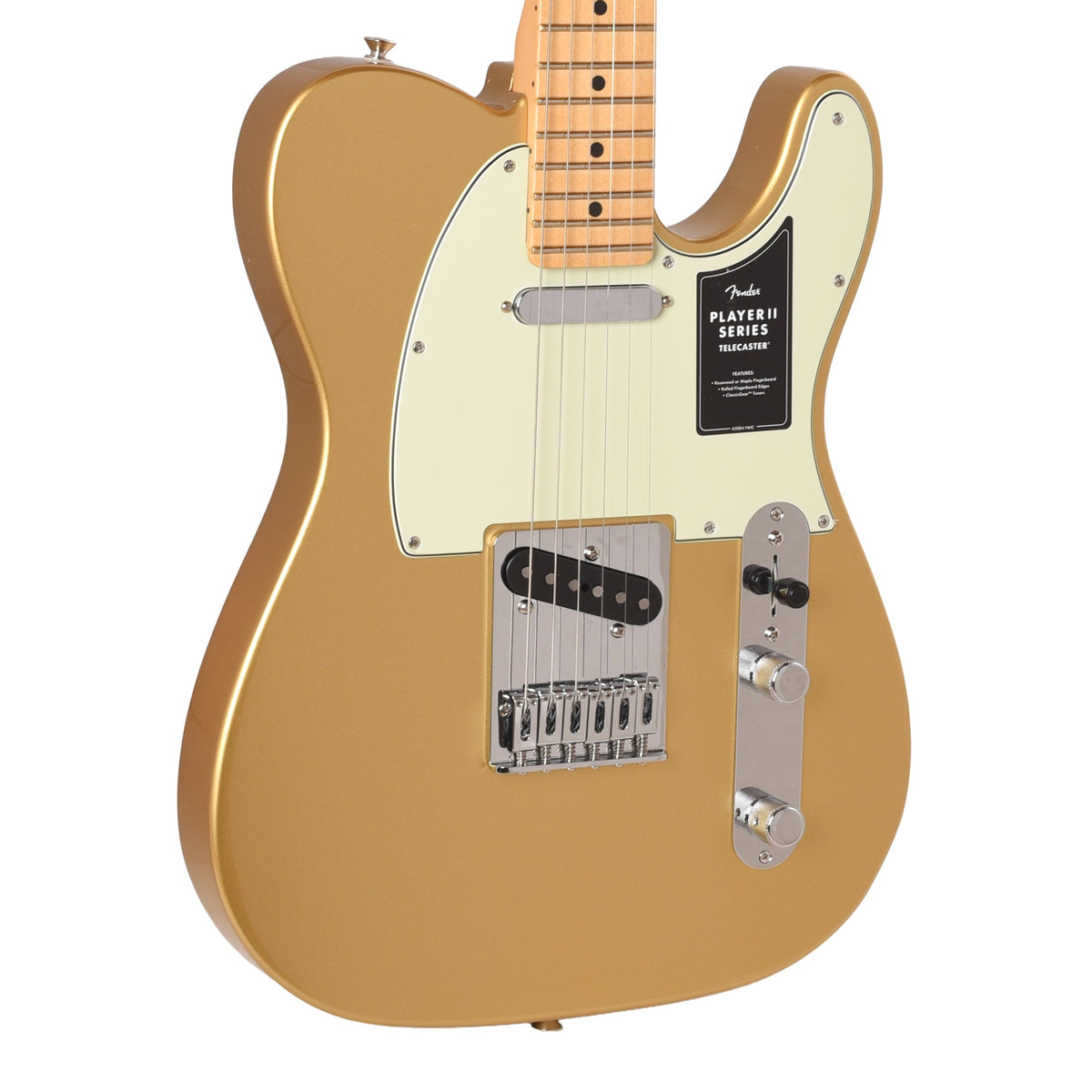 Fender 75th Anniversary Player II Telecaster Aztec Gold