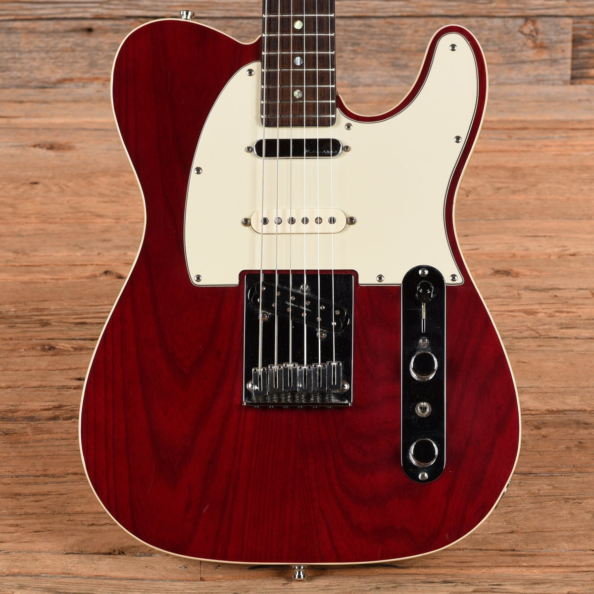 Fender American Deluxe Telecaster Crimson Red Transparent 1999