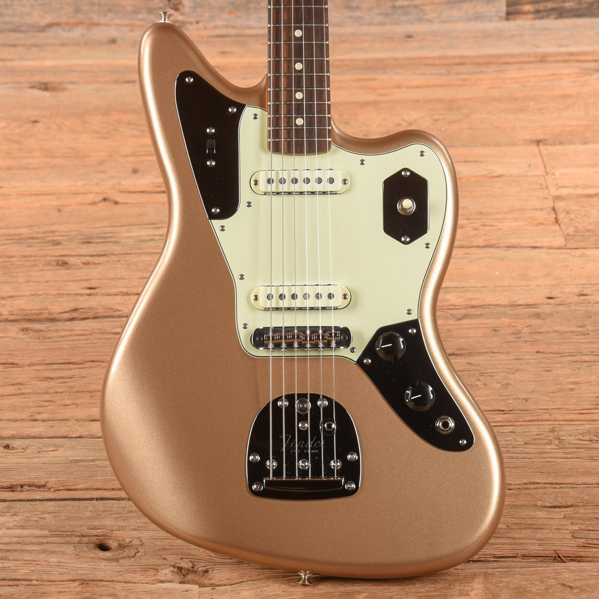 Fender American Professional Classic Jaguar Faded Firemist Gold 2025
