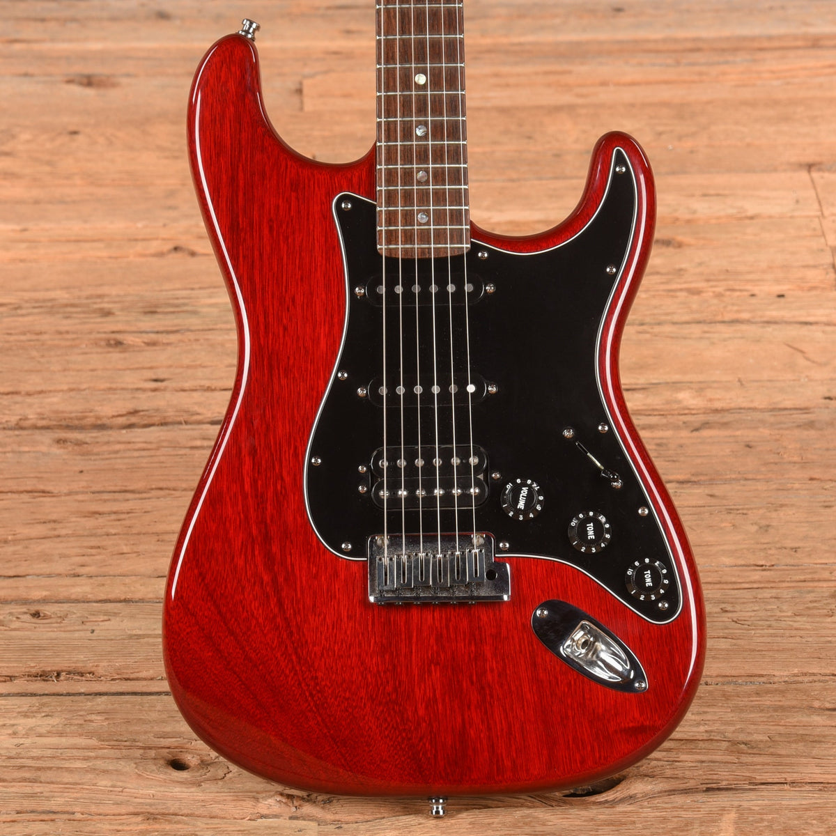 Fender American Select Mahogany Stratocaster HSS Crimson Red Transparent 2007