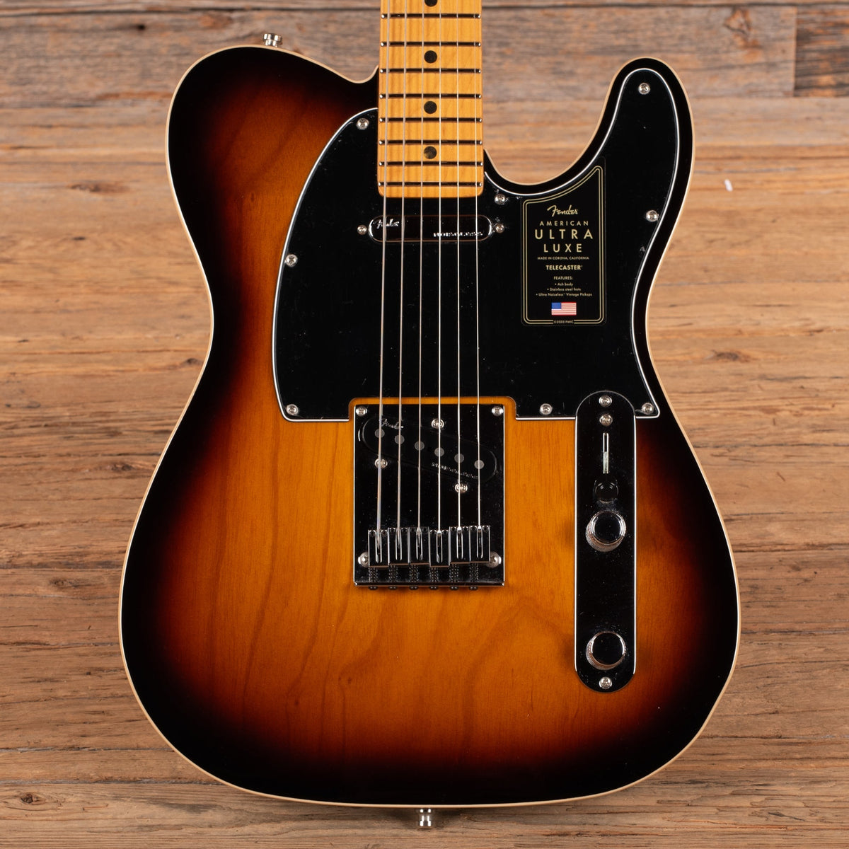 Fender American Ultra Luxe Telecaster Sunburst 2025