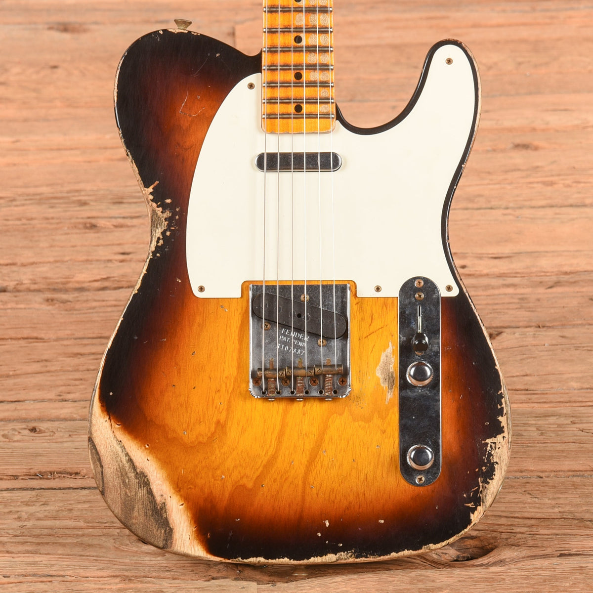 Fender Custom Shop '52 Reissue Telecaster Heavy Relic Sunburst 2021