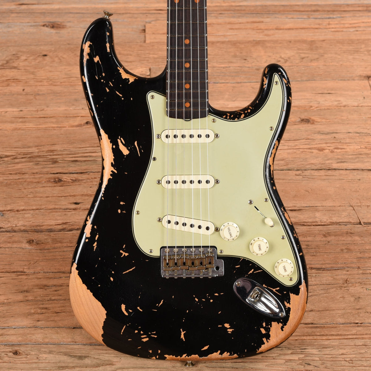 Fender Custom Shop '60 Reissue Stratocaster Heavy Relic Black 2023