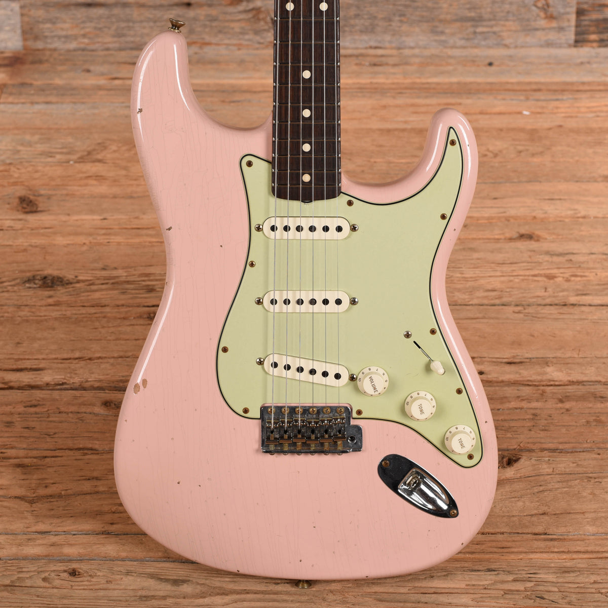 Fender Custom Shop '60 Stratocaster Journeyman Relic Aged Shell Pink 2022