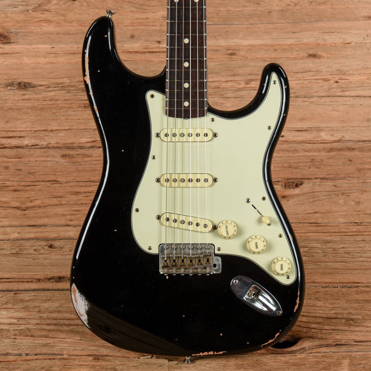 Fender Custom Shop '61 Stratocaster Relic Black 2019