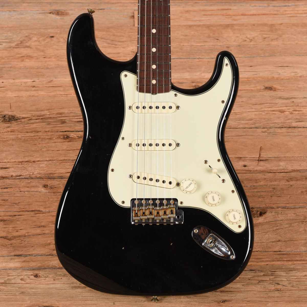 Fender Custom Shop '63 Stratocaster Reissue Journeyman Relic Black 2022