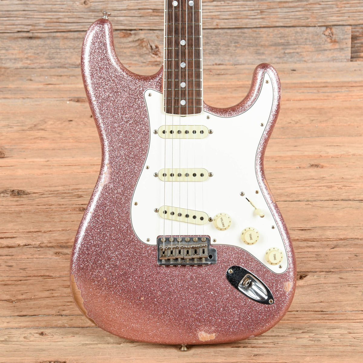 Fender Custom Shop '67 Stratocaster Reissue Relic Champagne Sparkle 2017