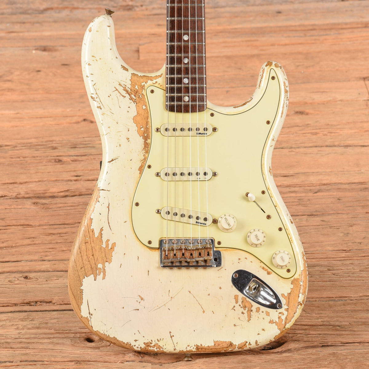 Fender Custom Shop Vintage Stratocaster Heavy Relic Olympic White 2009