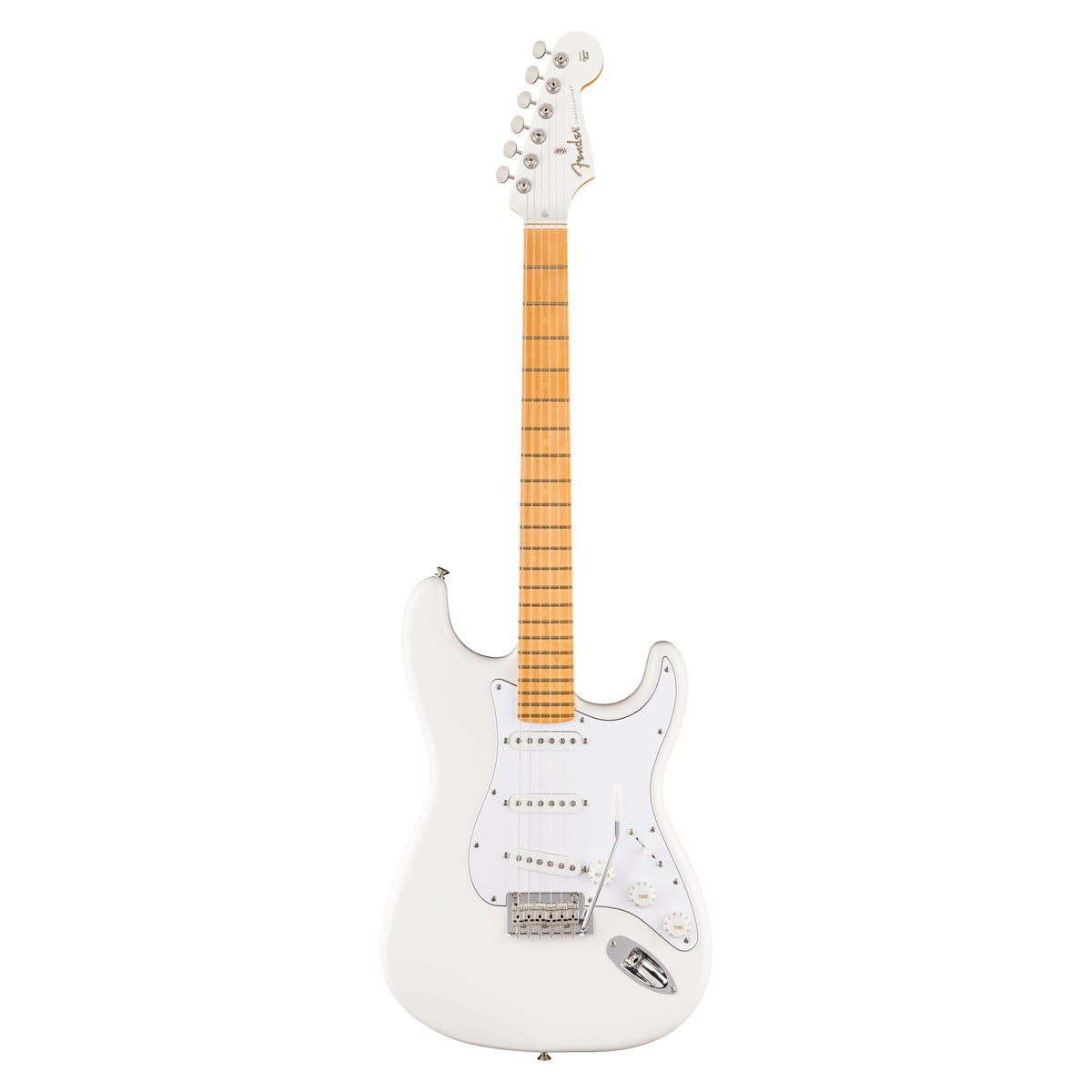 Fender DE Player II Stratocaster Polar White w/Matching Headcap