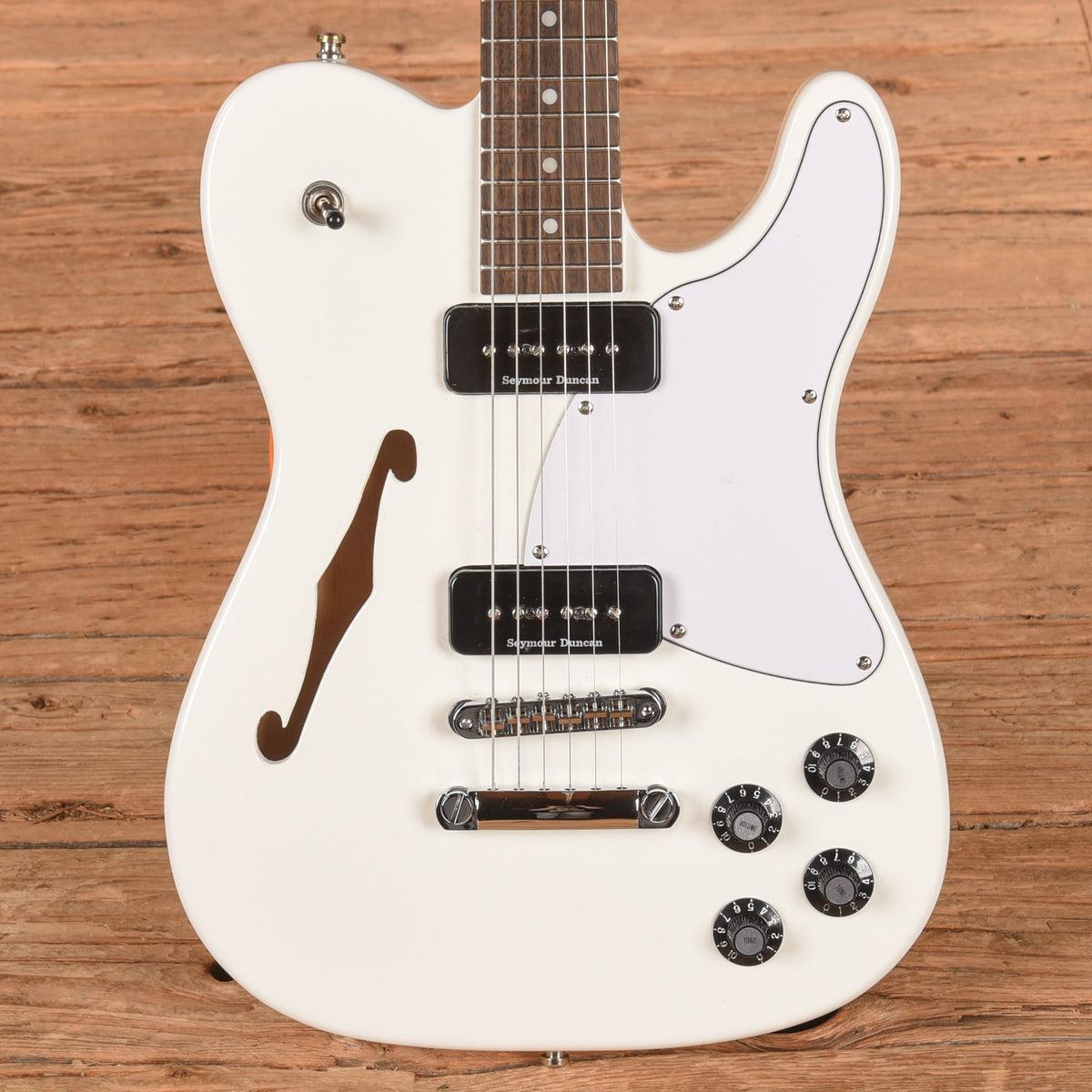 Fender Jim Adkins JA-90 Telecaster Thinline white 2022