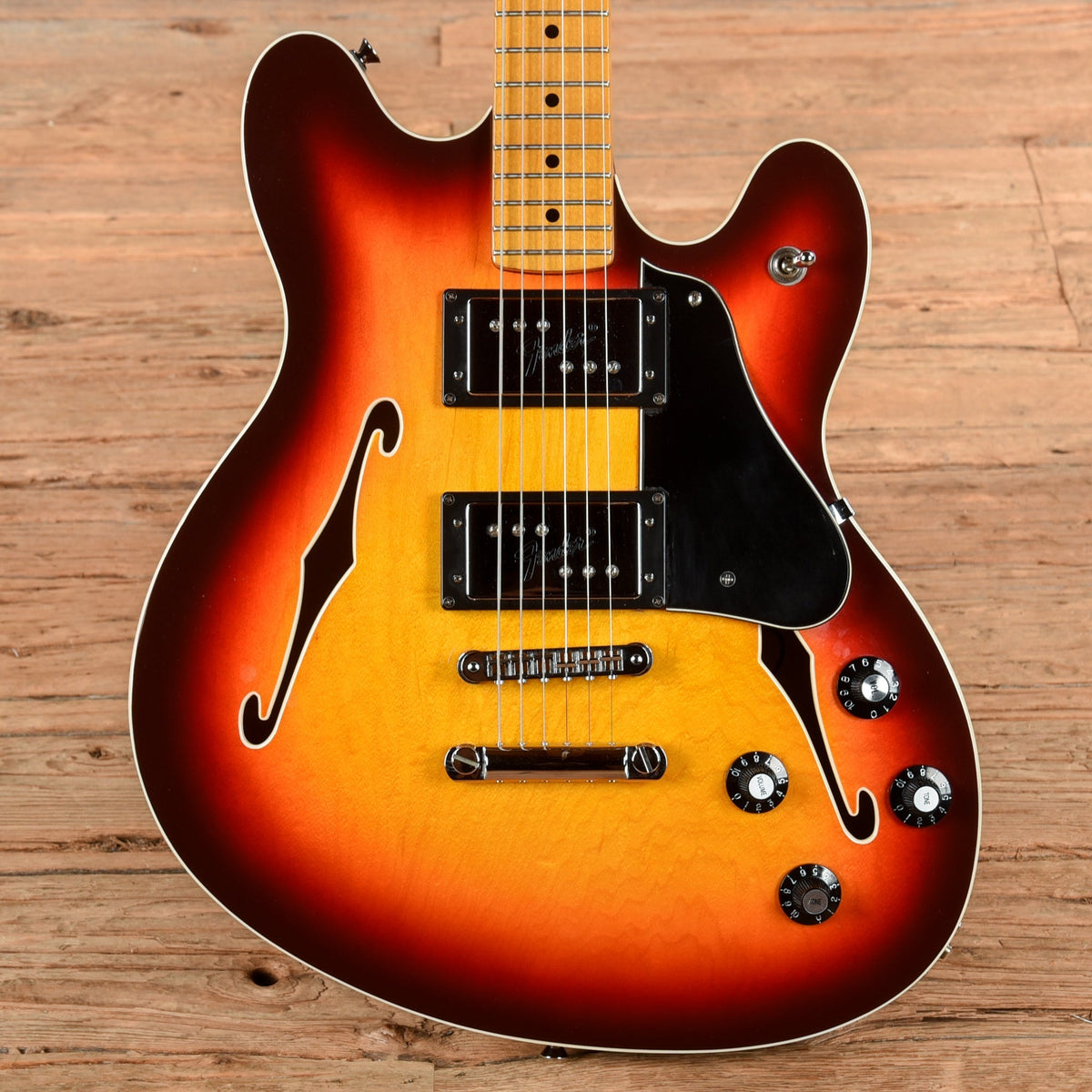 Fender Modern Player Starcaster Aged Cherry Burst 2014