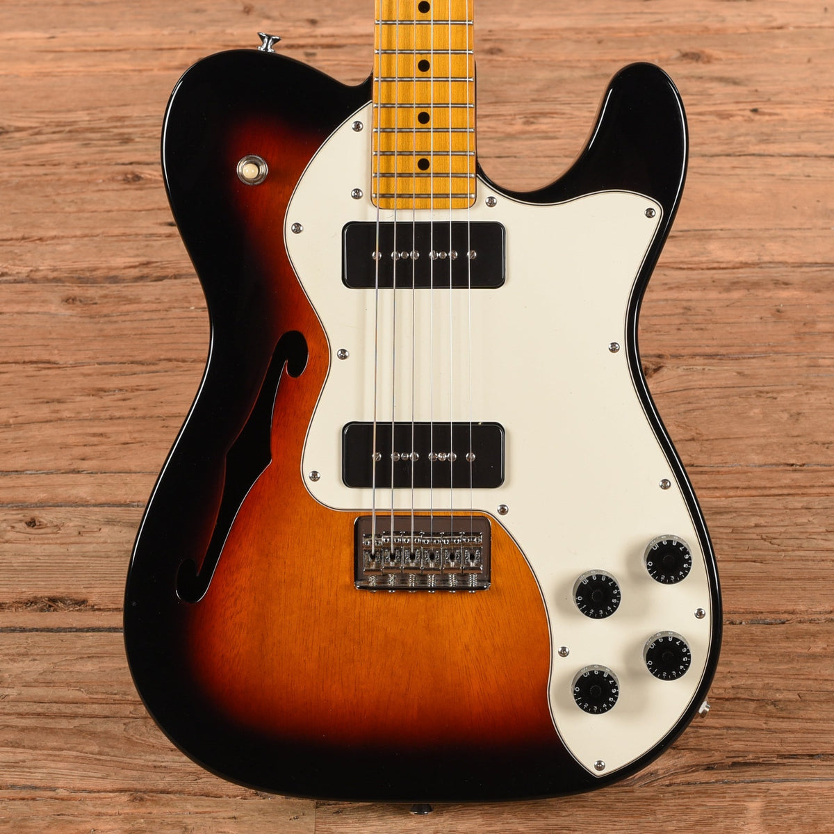 Fender Modern Player Telecaster Thinline Deluxe Sunburst 2014