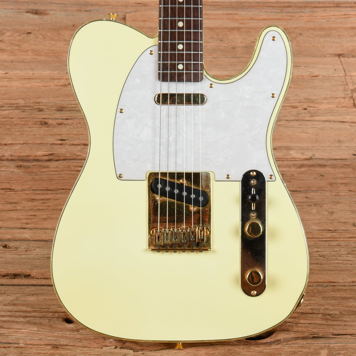 Fender TLG Gold Telecaster MIJ White