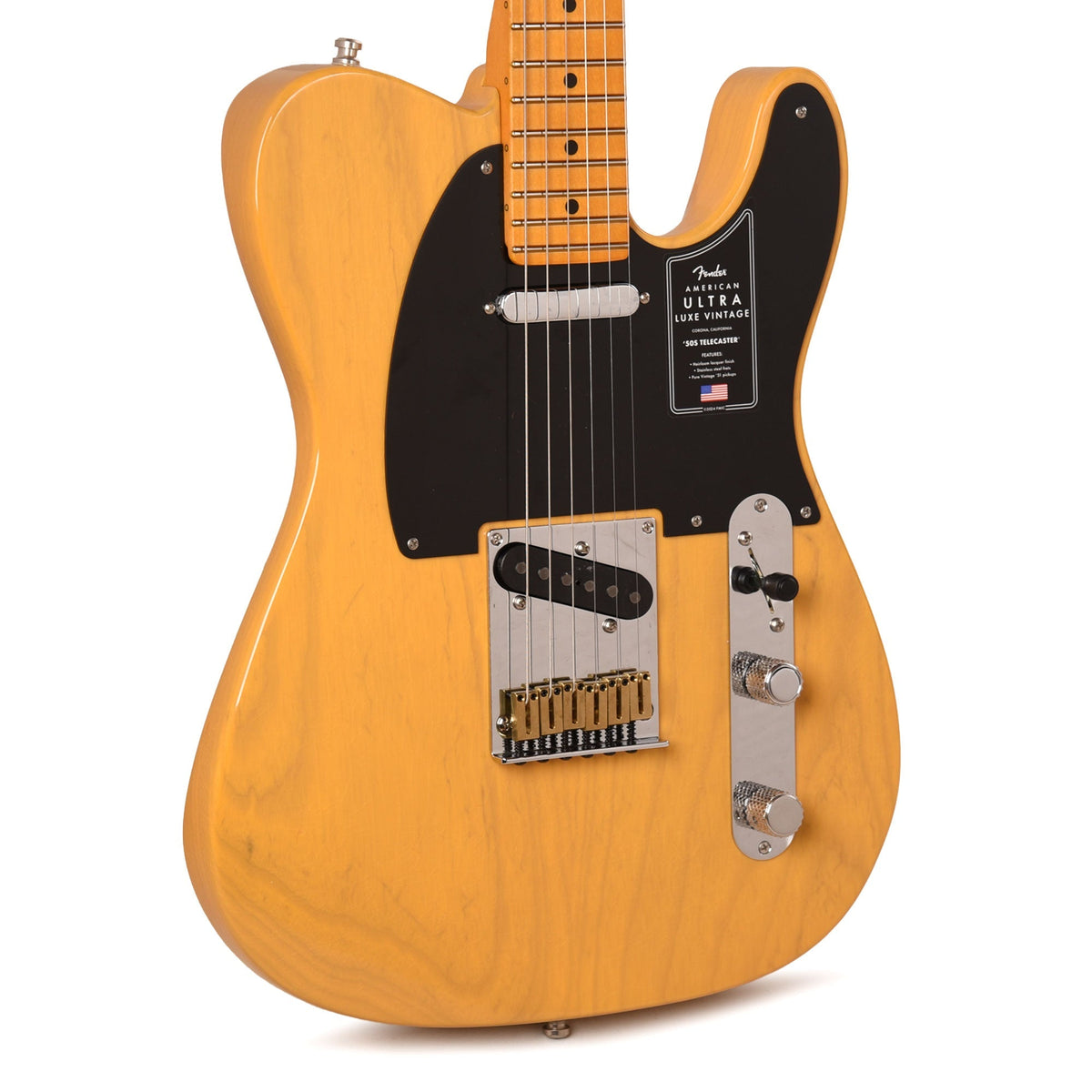 Fender American Ultra Luxe Vintage '50s Telecaster Butterscotch Blonde
