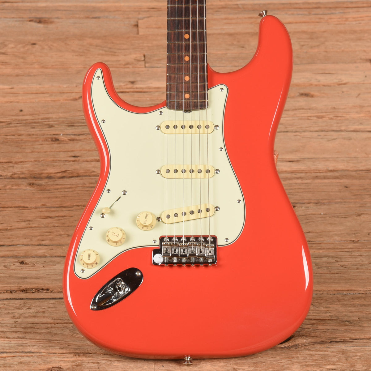 Fender American Vintage II '61 Stratocaster Fiesta Red 2023 LEFTY