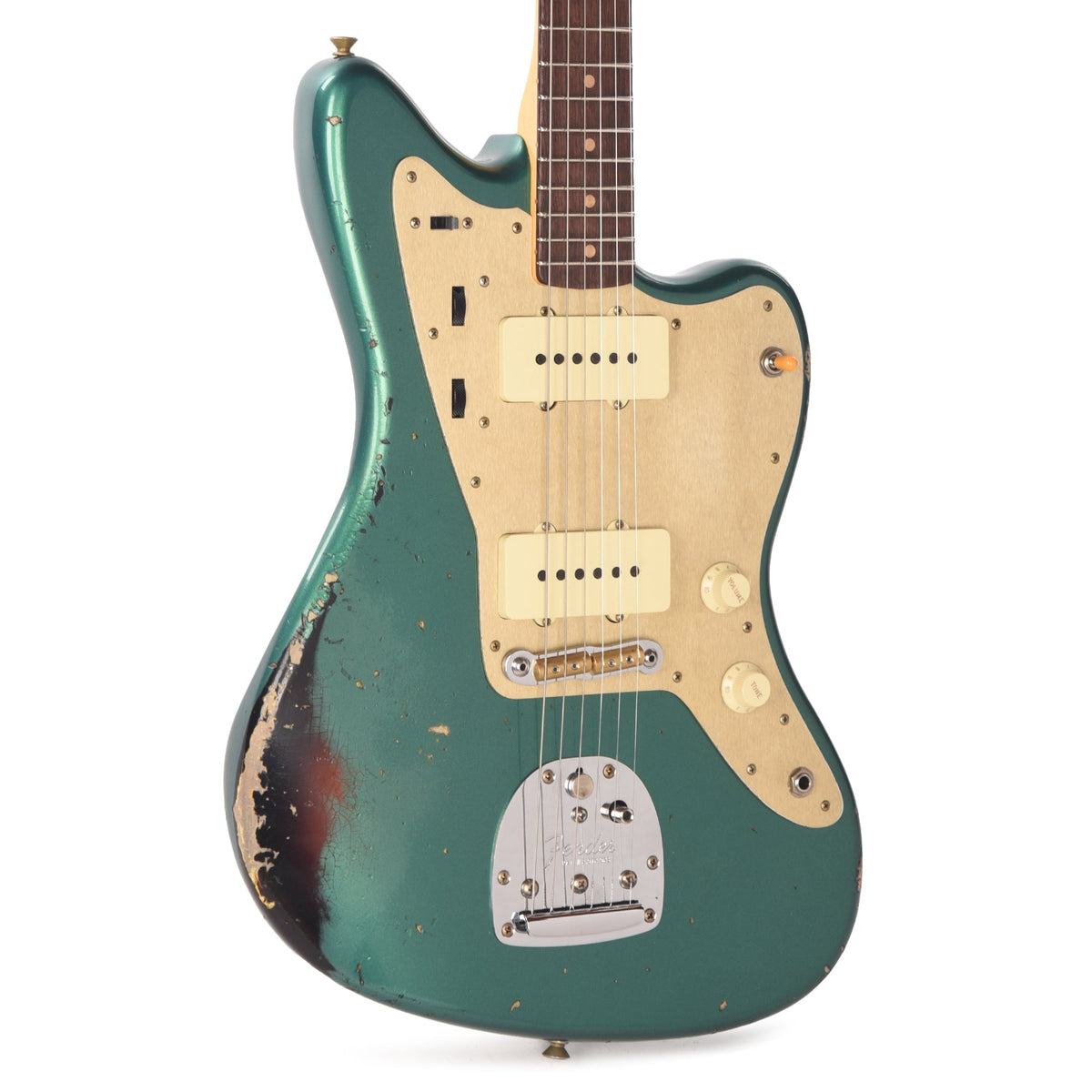 Fender Custom Shop 1959 Jazzmaster "Chicago Special" Relic British Racing Green over Wide Fade 3-Color Sunburst