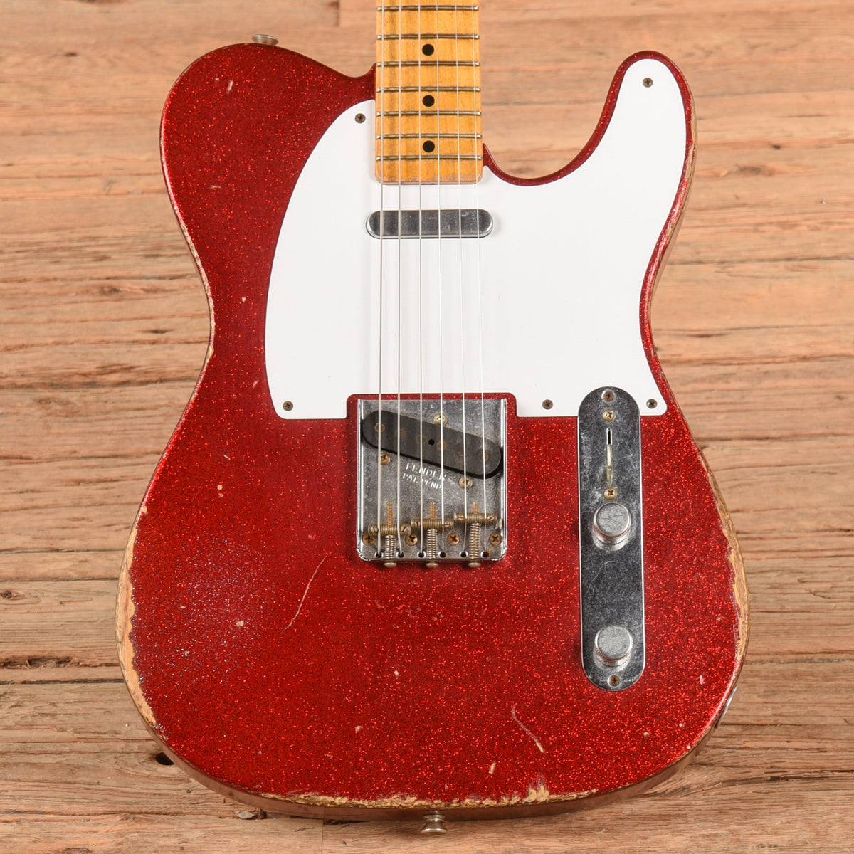 Fender Custom Shop '58 Telecaster Relic Red Sparkle 2008
