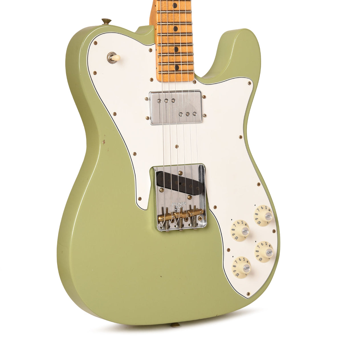 Fender Custom Shop Limited Edition Telecaster Custom Faded Aged Sweet Pea Green Journeyman Relic w/CuNiFe Humbucker