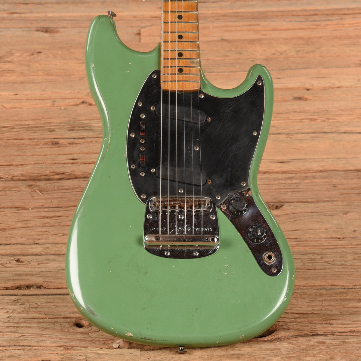 Fender Mustang Green Refin 1977