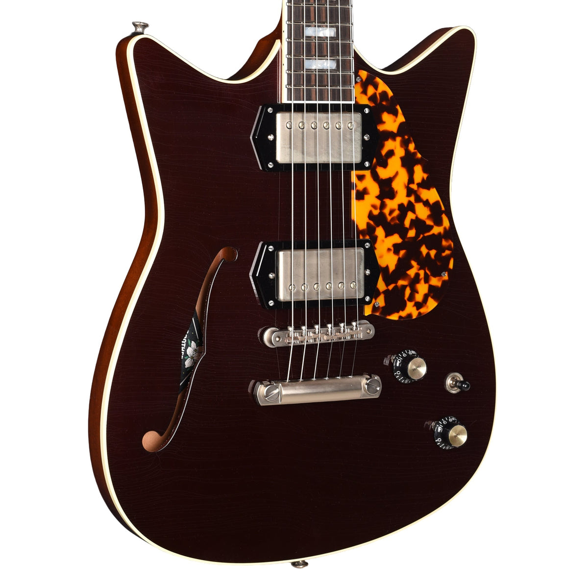 Frank Brothers Arcade Thinline Mahogany/Maple Oxblood w/ V.O. Humbuckers