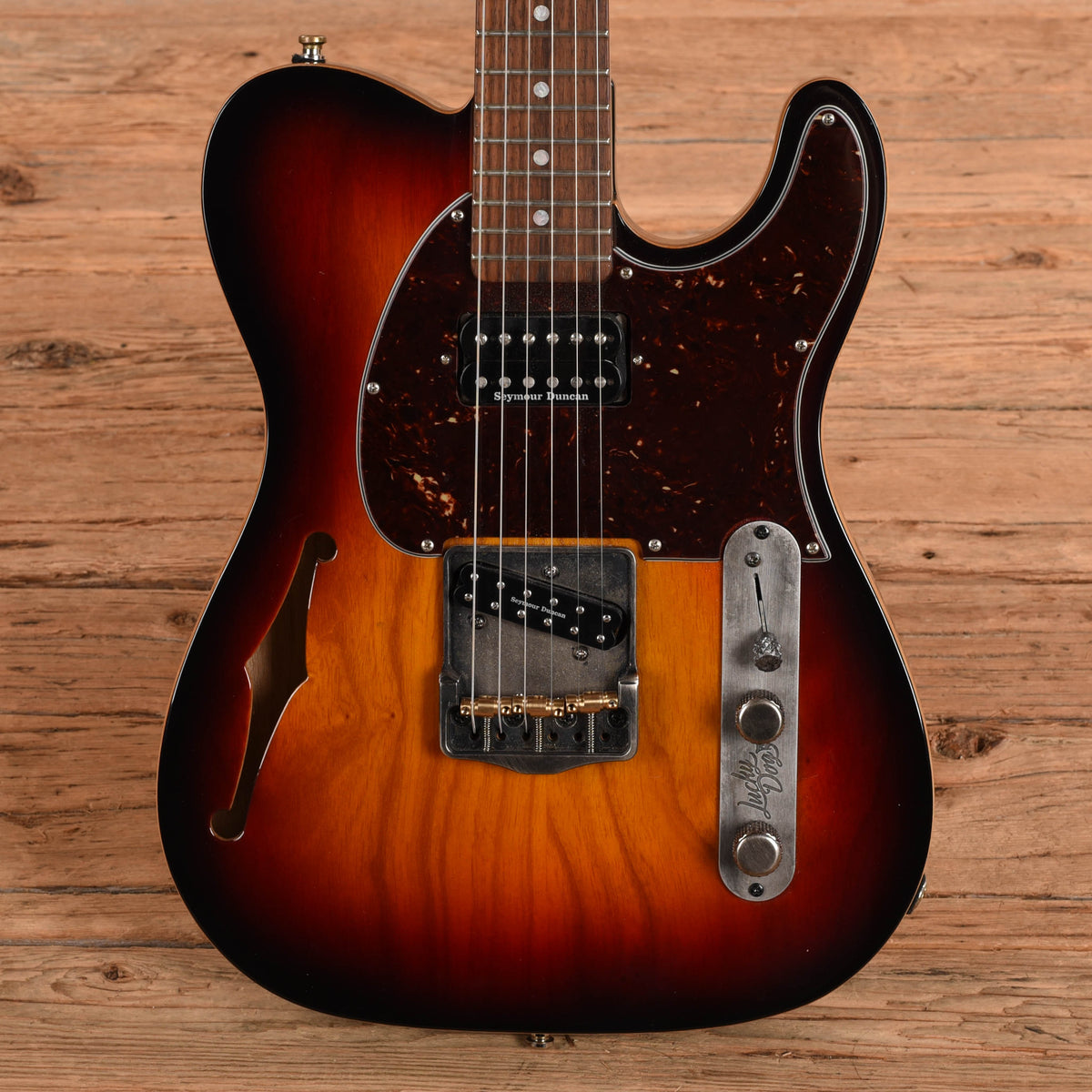 G&L USA ASAT Thinline Bluesboy Classic Sunburst
