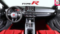 Genuine Honda 2023+ Civic Type-R FL5 Alcantara Red Leather Steering Wheel Grip