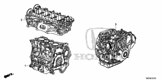 Genuine Honda Civic Si & CR-V General Cylinder Head Assembly