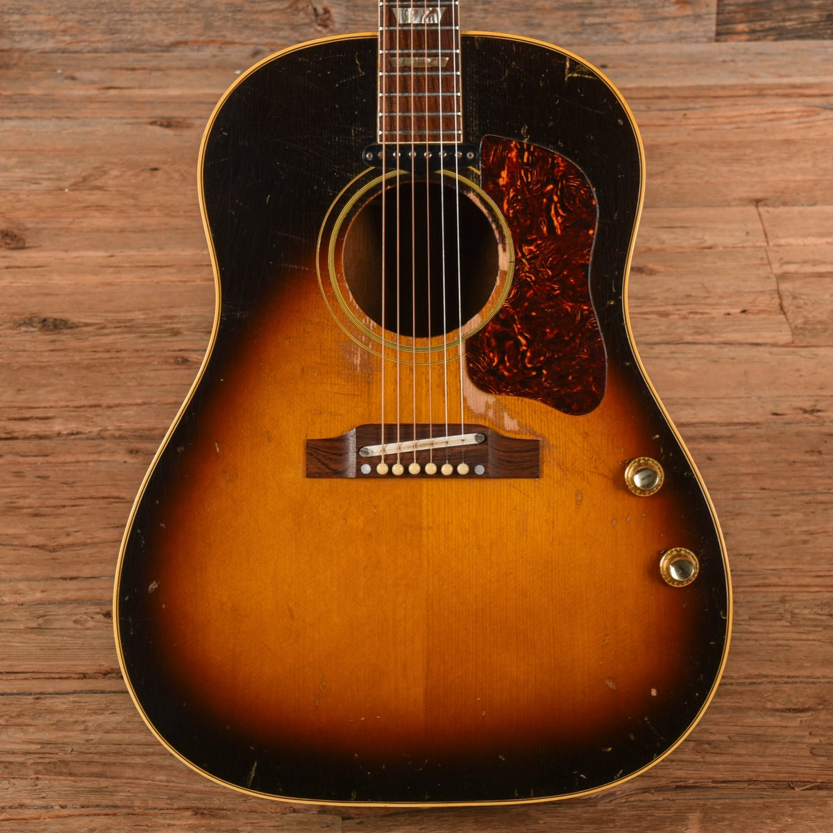 Gibson J-160E Sunburst 1966
