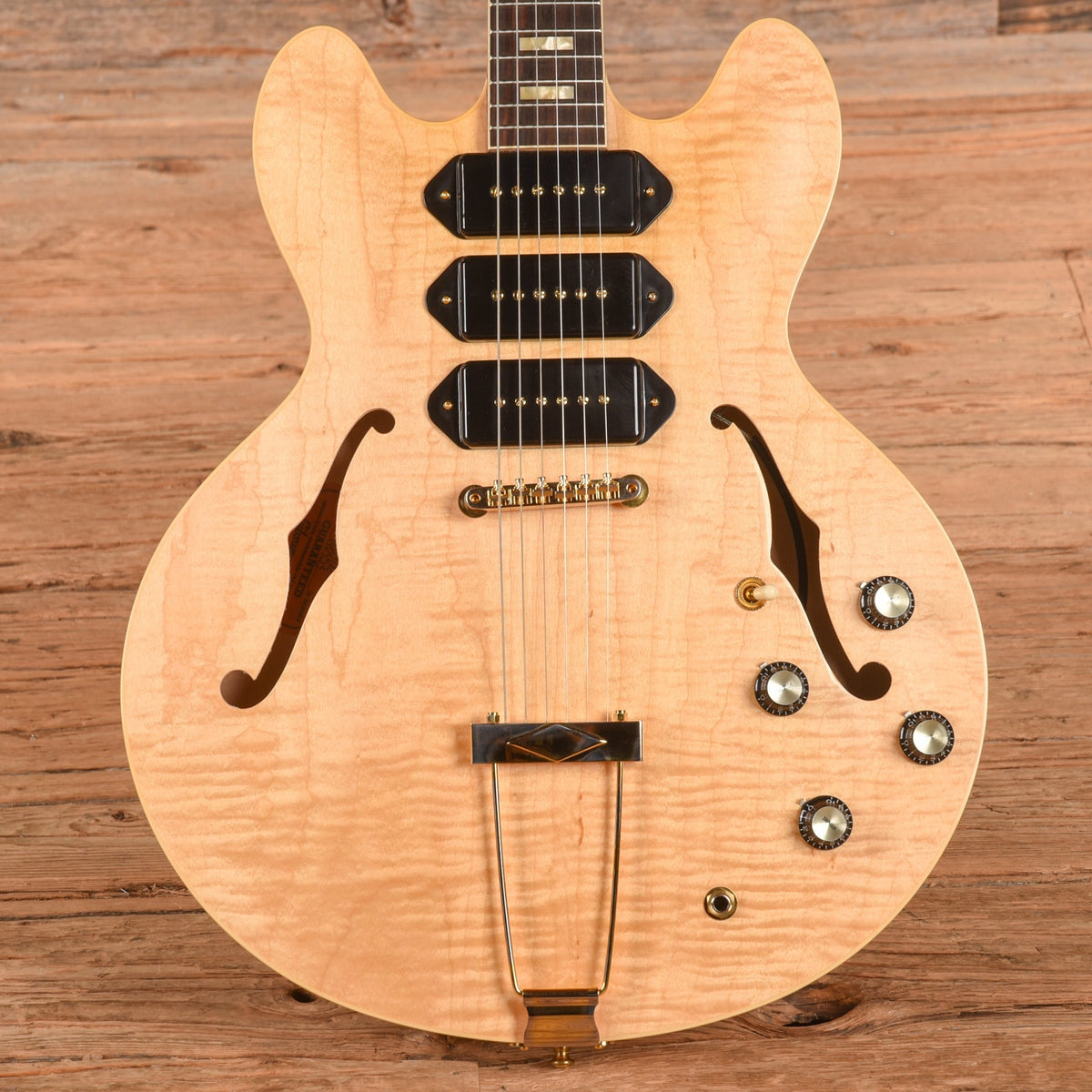 Gibson Custom 1964 ES-335 Semi-Hollow Triple P-90 Antique Natural 2021