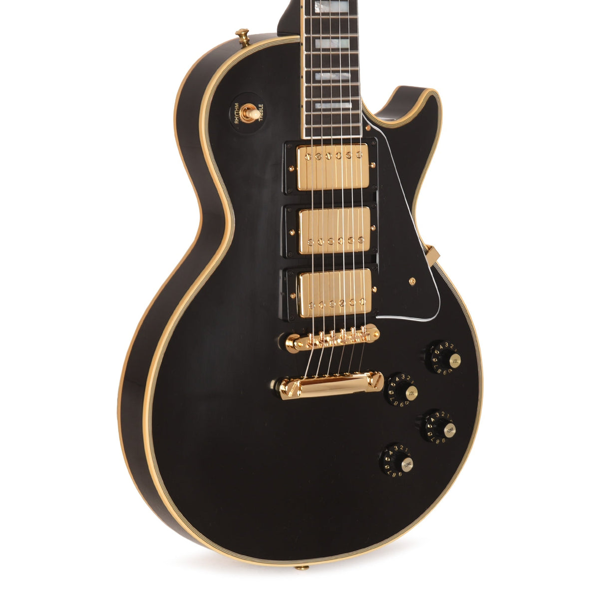Gibson Custom Shop 1968 Les Paul Custom 3-Pickup "CME Spec" Ebony VOS w/Chambered Body & Custom "S" Buckers