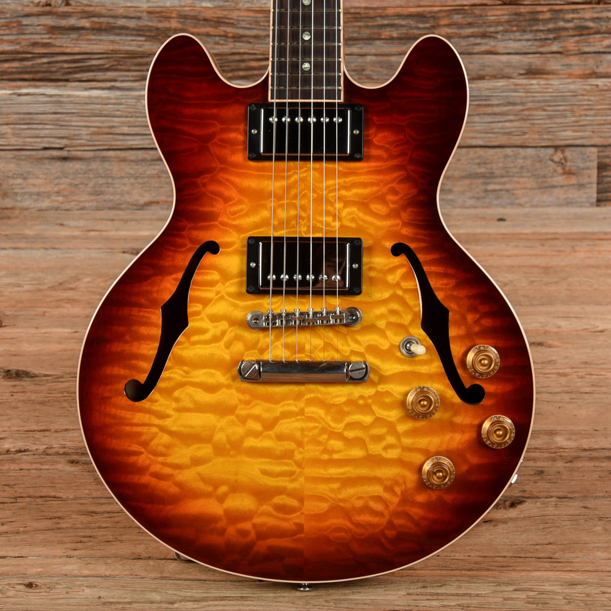Gibson Custom Shop CS-336 Quilt Sunburst 2014