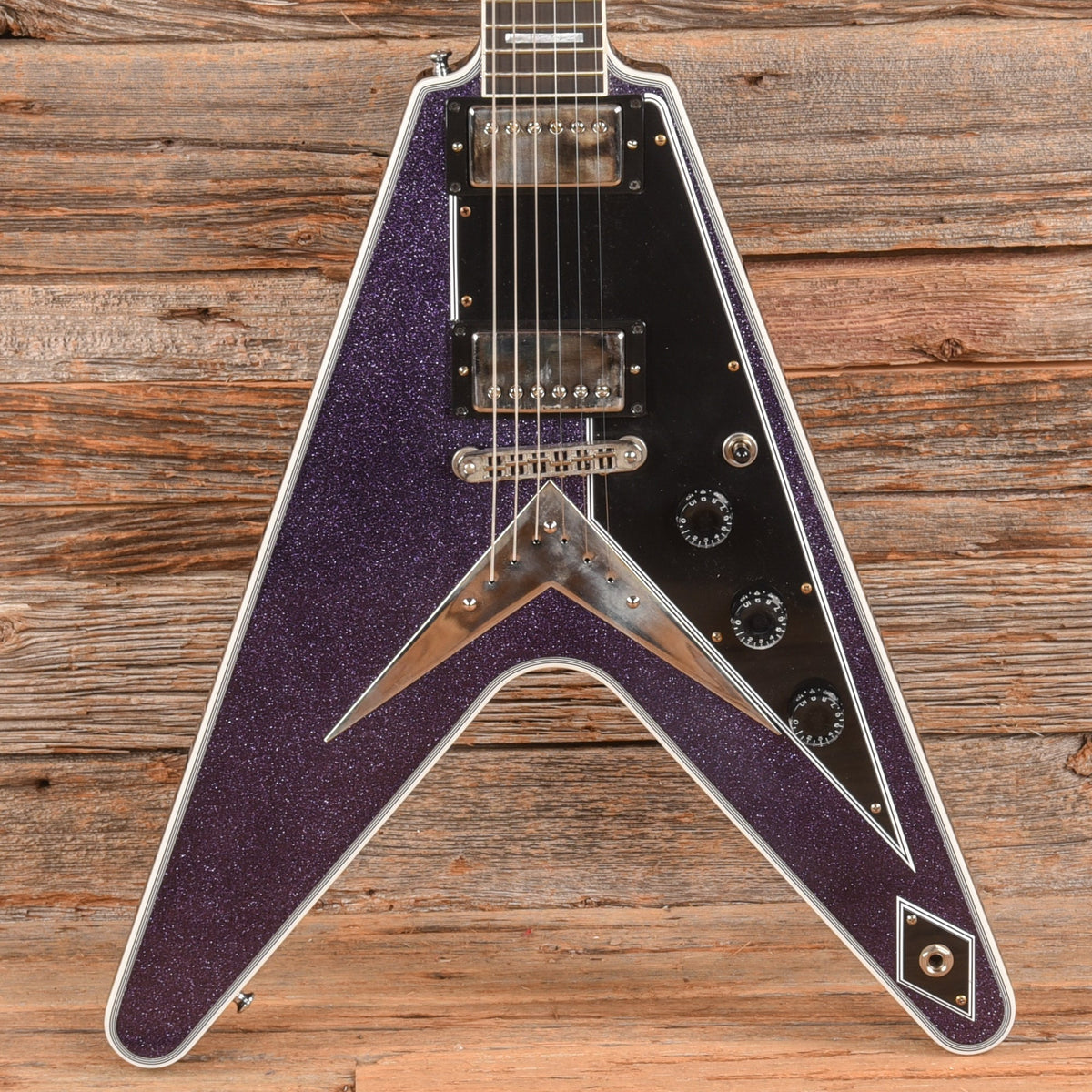 Gibson Custom Shop Flying V Custom Purple Sparkle 2024