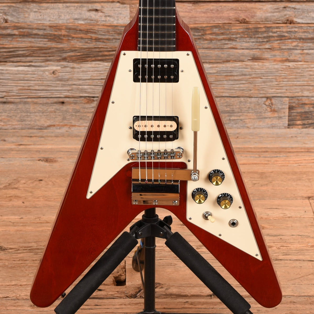 Gibson Flying V Moon Inlays Cherry 2002