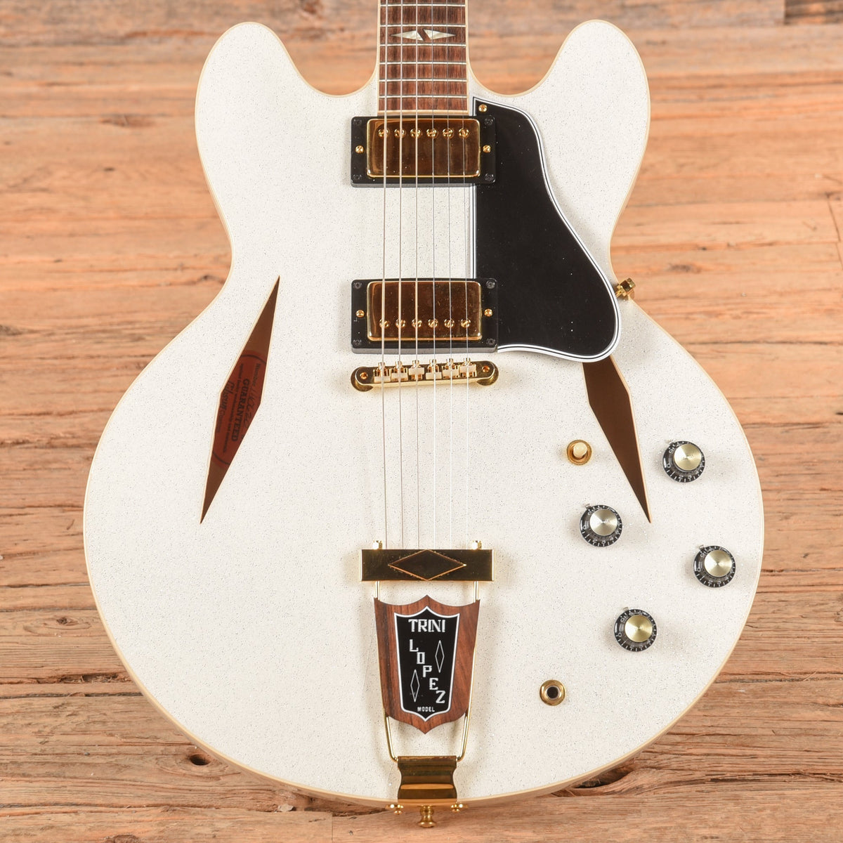 Gibson Custom Shop 1964 Trini Lopez Reissue "CME Spec" White Sparkle VOS