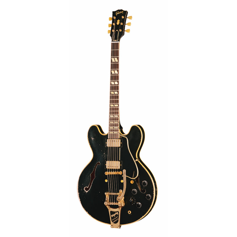 Gibson Custom Shop Limited Edition 1959 ES-345 Varitone Reissue Heavy Aged Ebony w/Bigsby