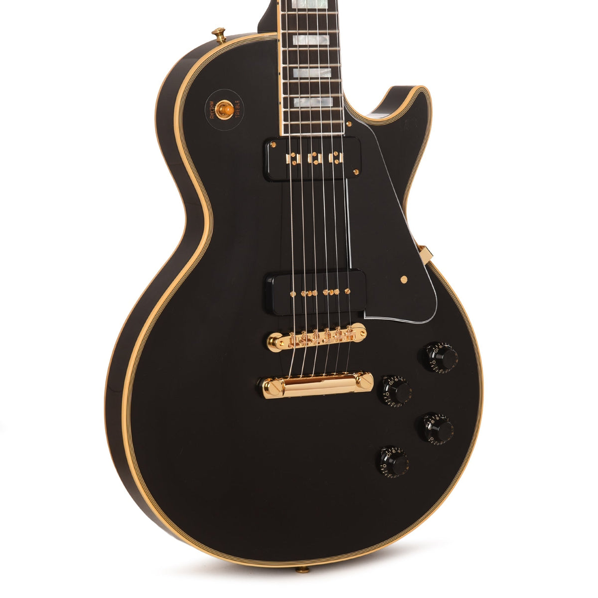Gibson Custom Shop 1954 Les Paul Custom Staple Pickup Reissue Ebony VOS