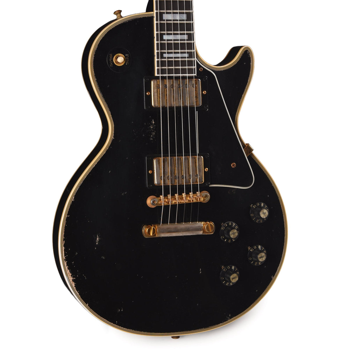 Gibson Custom Shop 1968 Les Paul Custom "CME Spec" Heavy Antique Ebony Murphy Lab Heavy Aged