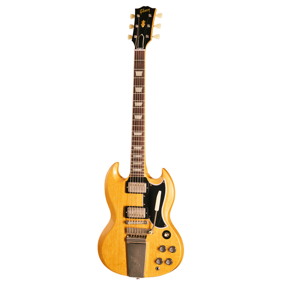 Gibson Custom Shop Limited Edition 1964 SG Standard Korina Reissue VOS Antique Natural w/Maestro Vibrola