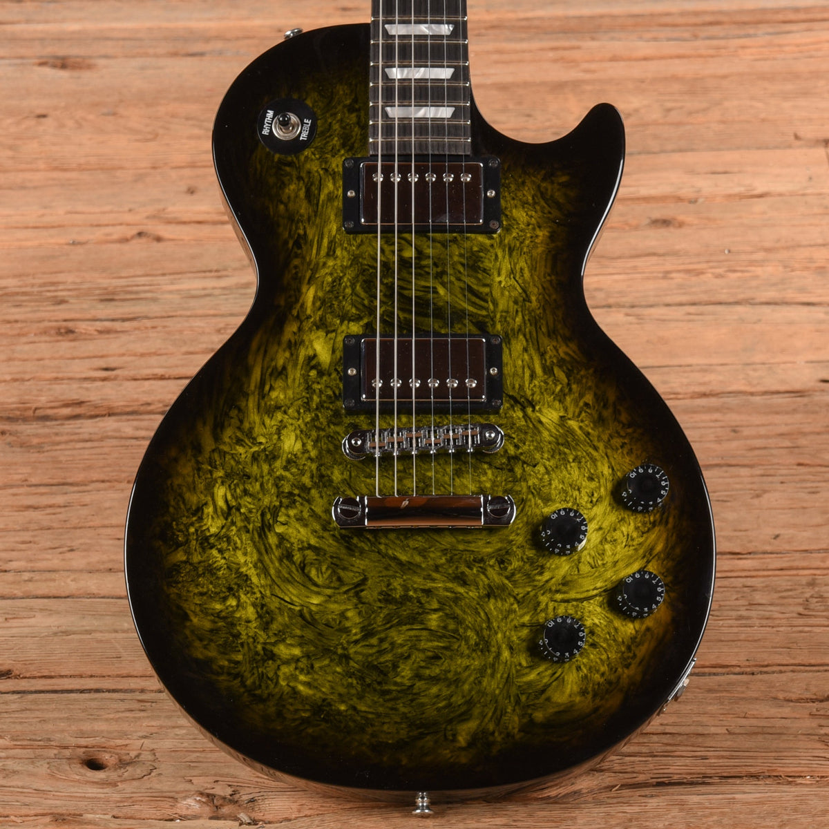 Gibson Les Paul Studio Swirl Green Swirl Burst 2011