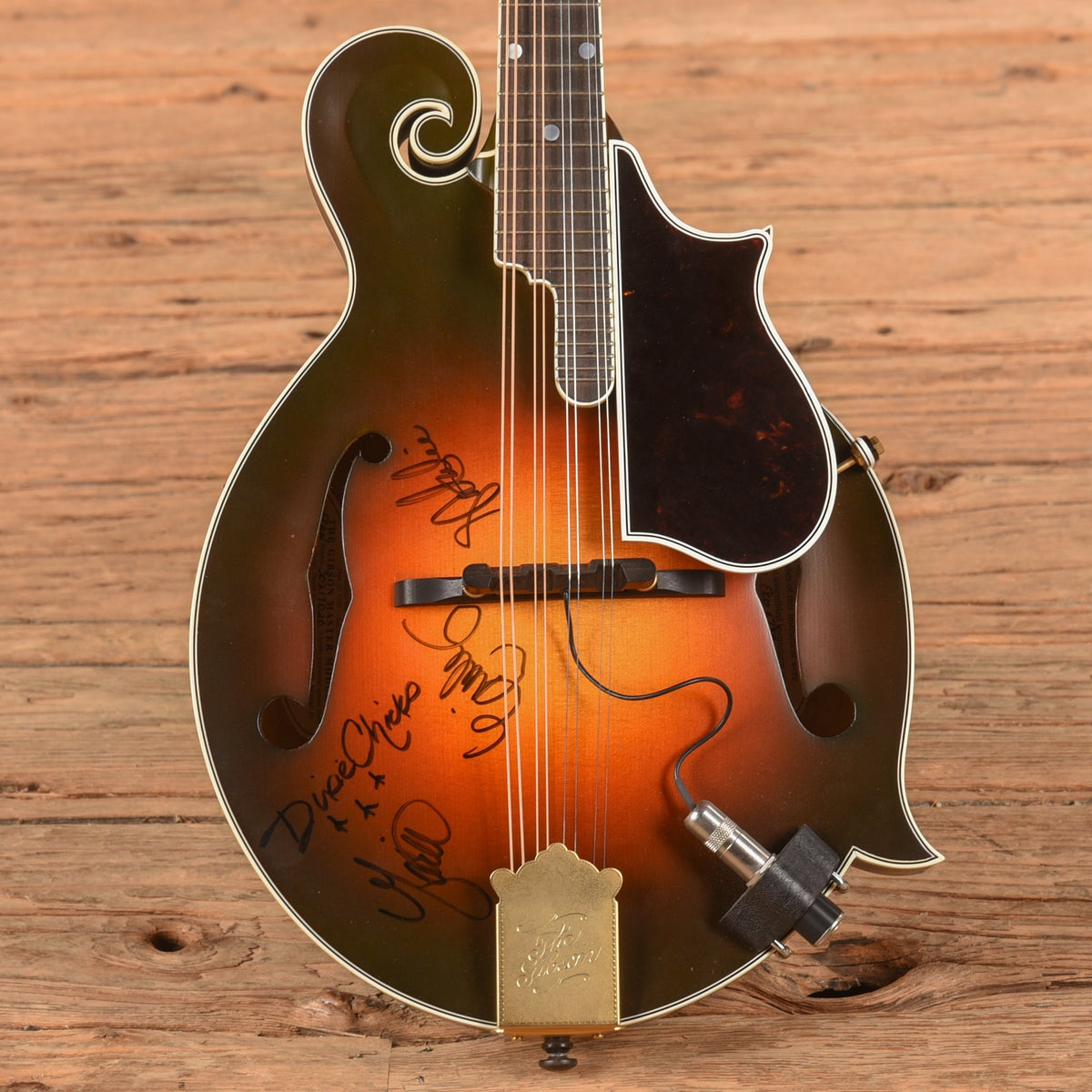 Gibson F5 Mandolin 2000s Signed by Dixie Chicks Sunburst 2000s - Zac Brown